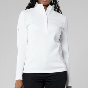 Levelwear Women’s White Dive Pullover  Sweatshirt, XL NWT
